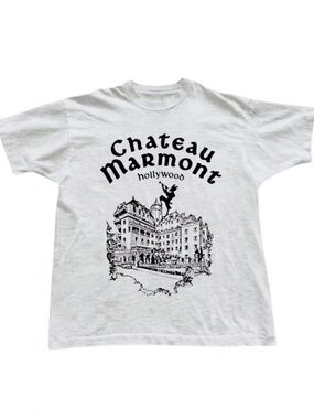 Gildan White Chateau Mormont Graphic Tee